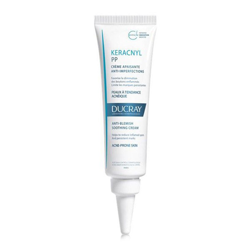 Kem ngừa mụn, giảm thâm Ducray Keracnyl PP Anti-blemish Soothing Cream 30ml