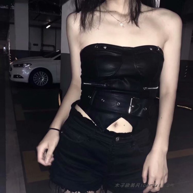 Áo ống da kèm nịt (SẴN M) | BigBuy360 - bigbuy360.vn