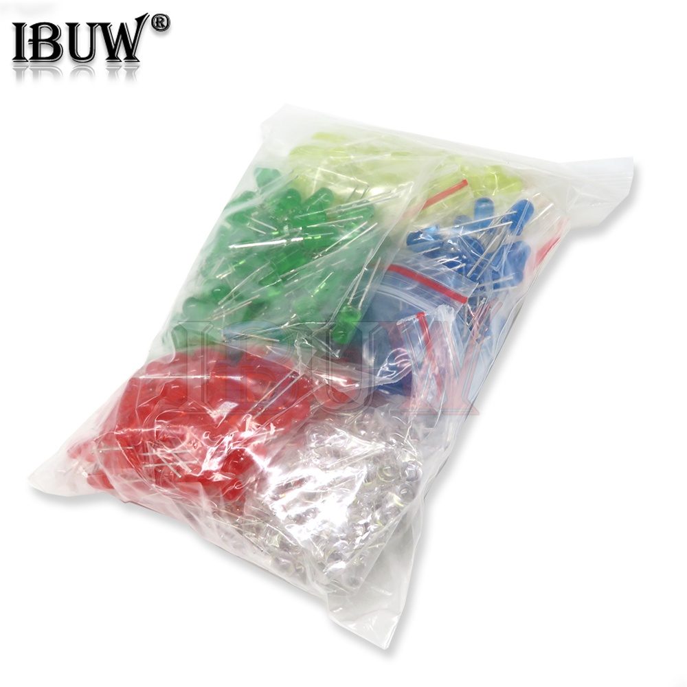 Set 500 Đèn Led Điốt Nhiều Màu Sắc 5MM