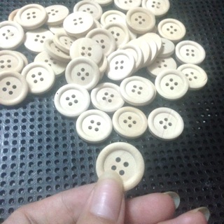 Nút gỗ tròn 2cm
