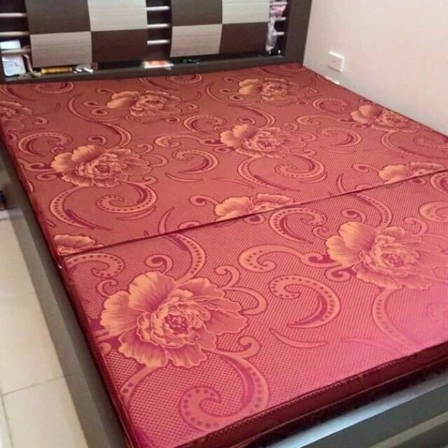 Đệm bông ép Việt Hàn 1m8x2m đủ độ dày 5/7/9cm Sheen bedding,đêm gấp 3 tấm cao cấp