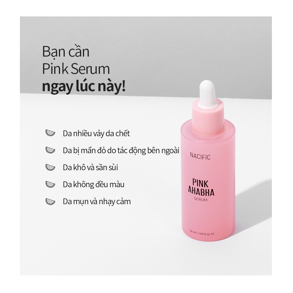 Tinh chất Nacific Pink AHABHA Serum 50ml