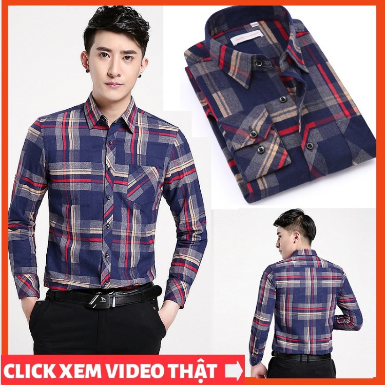 Sơ Mi Nam Hàn Quốc Cao Cấp Cotton Cực Chất Cho Anh Chàng Cá Tính, Năng Động