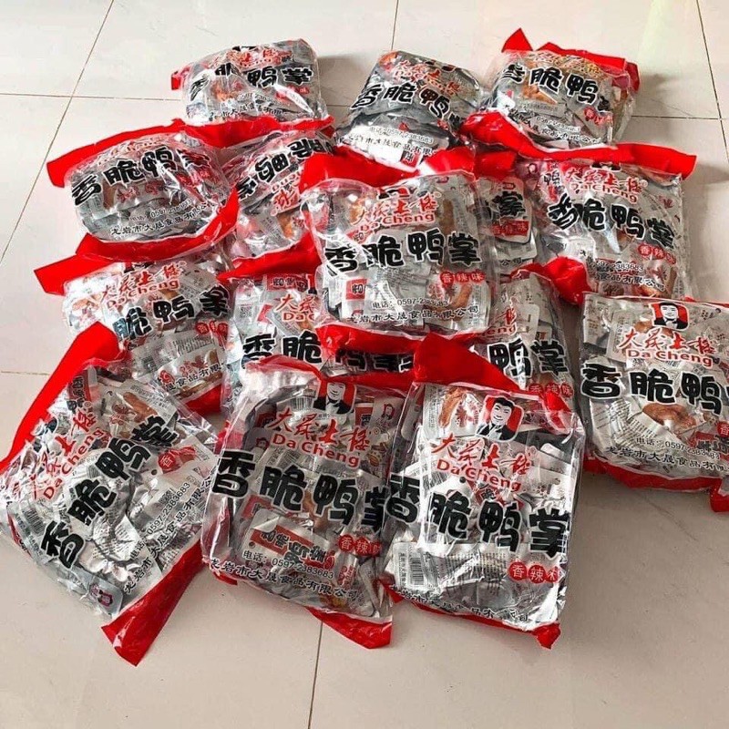 Bịch 30 gói chân vịt đỏ cay Dacheng ⭐SẴN HÀNG✅ ⭐Song.Thien.Shop✅