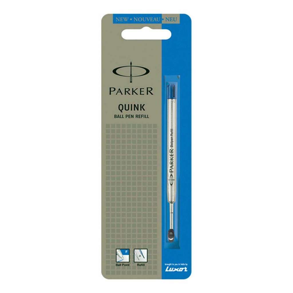 Hàng chính hãng - Ruột viết mực bút Parker Ball Point Pen, Màu xanh, New, dùng được cho Xiaomi Pen 2
