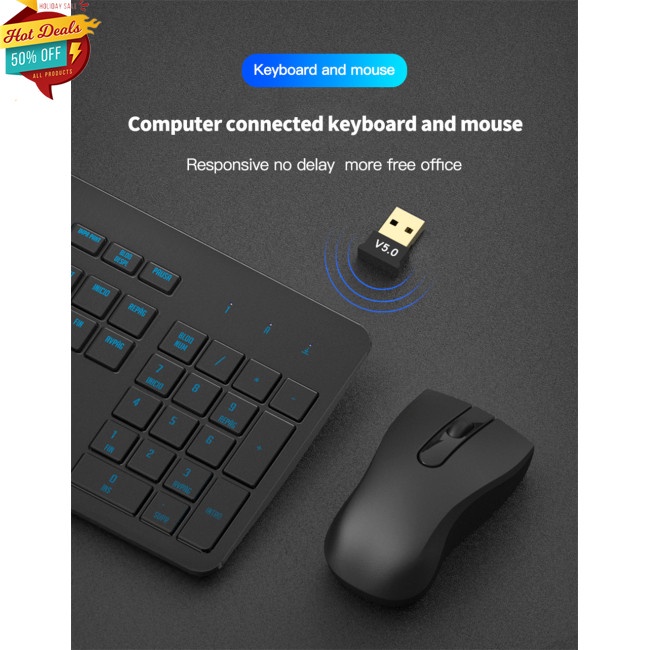 Đầu Usb Nhận Tín Hiệu Bluetooth 5.0 Cho Tv/Pc