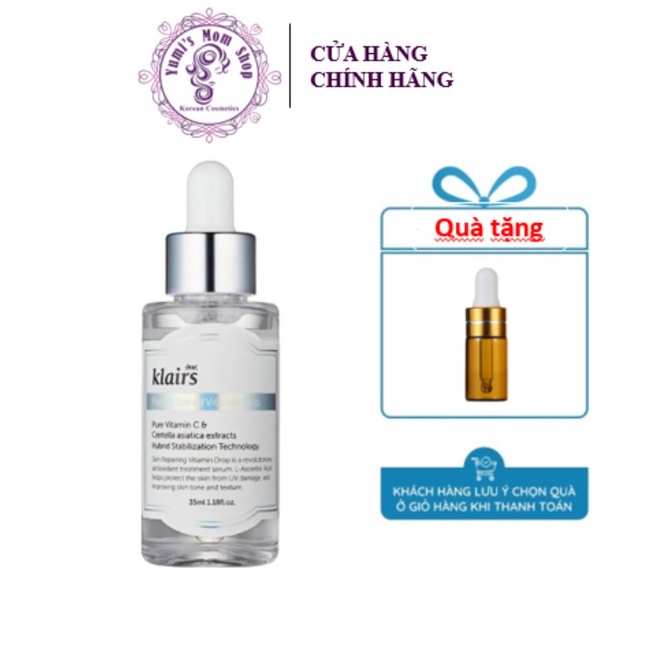 Tinh Chất Serum Vitamin C Klairs Freshly Juiced vitamin drop Dưỡng Sáng Trẻ Hóa Da 35mL