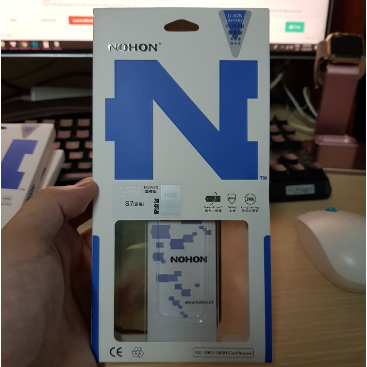 Pin nohon dành cho samsung galaxy S7, S7 edge , S8