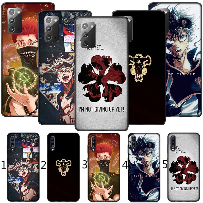 Ốp điện thoại silicon mềm mã SU98 in hình Black Clover cho iPhone 7 8 7+ 8+ 6+ 6S+ XR XS Max 5 5s
