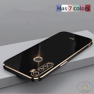 Ốp Lưng Realme 5 5s 5i 6i 5pro 6 7 Narzo 20 pro 7 8 8 Pro 8 5G Thoại Tpu Màu Trơn Bảo Vệ Camera Cho Ốp Điện Realme 5 NDYZB