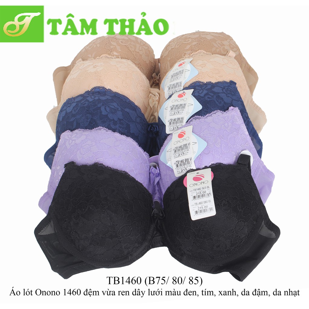 TB1460 - áo lót Thái Lan Onono đệm vừa ren dây lưới