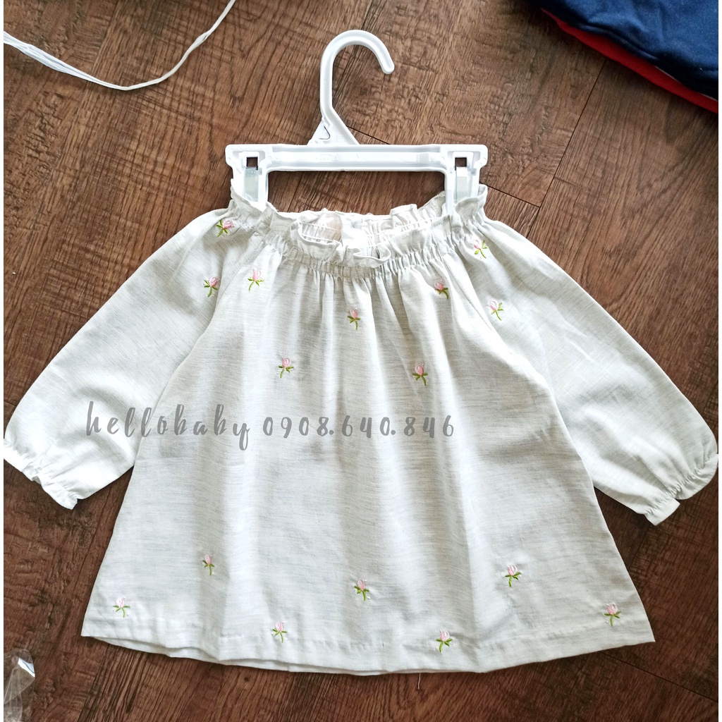Bộ áo váy kèm quần chip bé gái Girl Collection