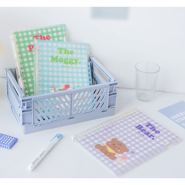 Sổ bìa còng hoạt hình cute A5-B5  -StudywithNgan-cong03
