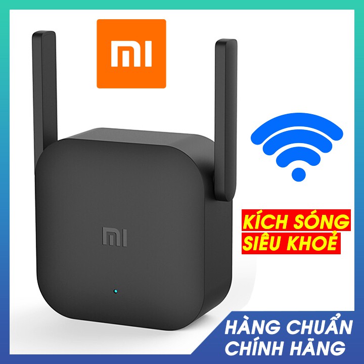 [CHÍNH HÃNG] Kích sóng Wifi Xiaomi 2 râu siêu khoẻ Repeater Pro băng tải 300 Mbps