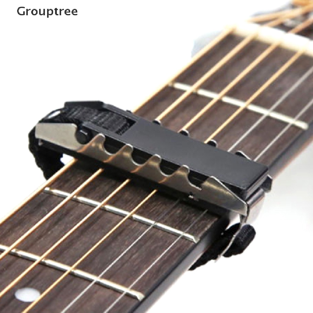 Grouptree Acoustic Guitars Ukulele Capo Gear Silver Black Guitar Capo Guitar Accesso VN