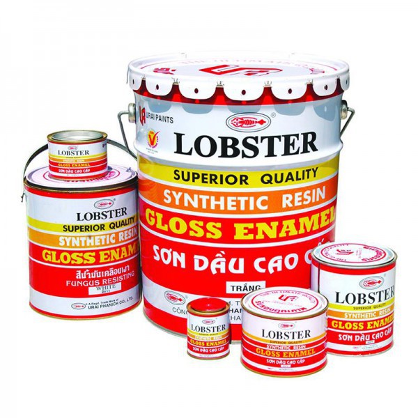 Sơn gỗ sắt Lobster 800ml sơn dầu Thái