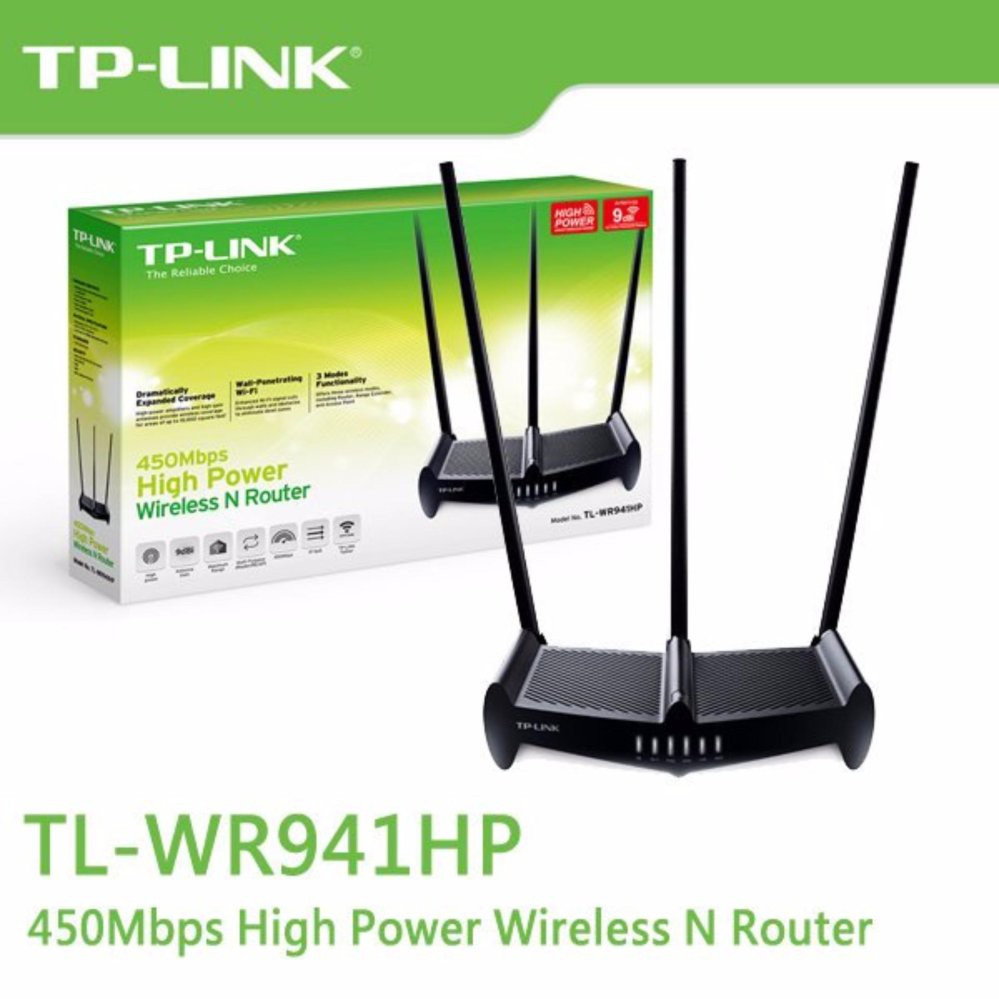 Bộ phát Xuyên tường TP-Link - TL-WR941HP Chuẩn N 450Mbps | WebRaoVat - webraovat.net.vn