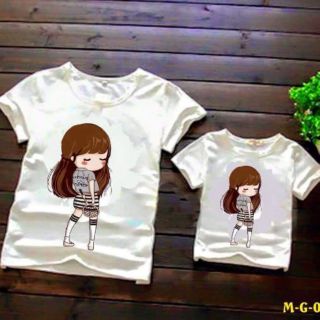 Áo thun cặp cho mẹ và bé