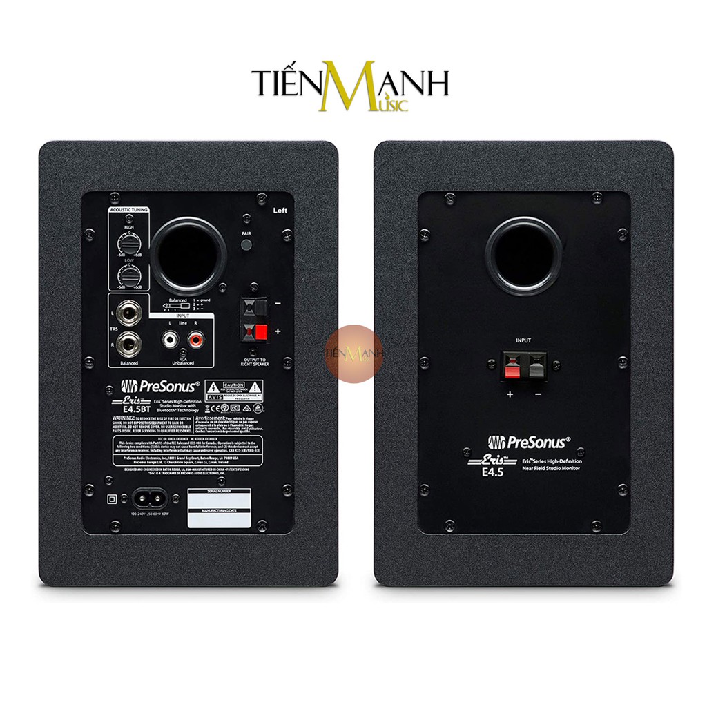 [Một Cặp, Bluetooth] Presonus E4.5 BT Loa Kiểm Âm Nghe Nhạc Eris Powered Studio Monitor Speaker E45 BT Pair