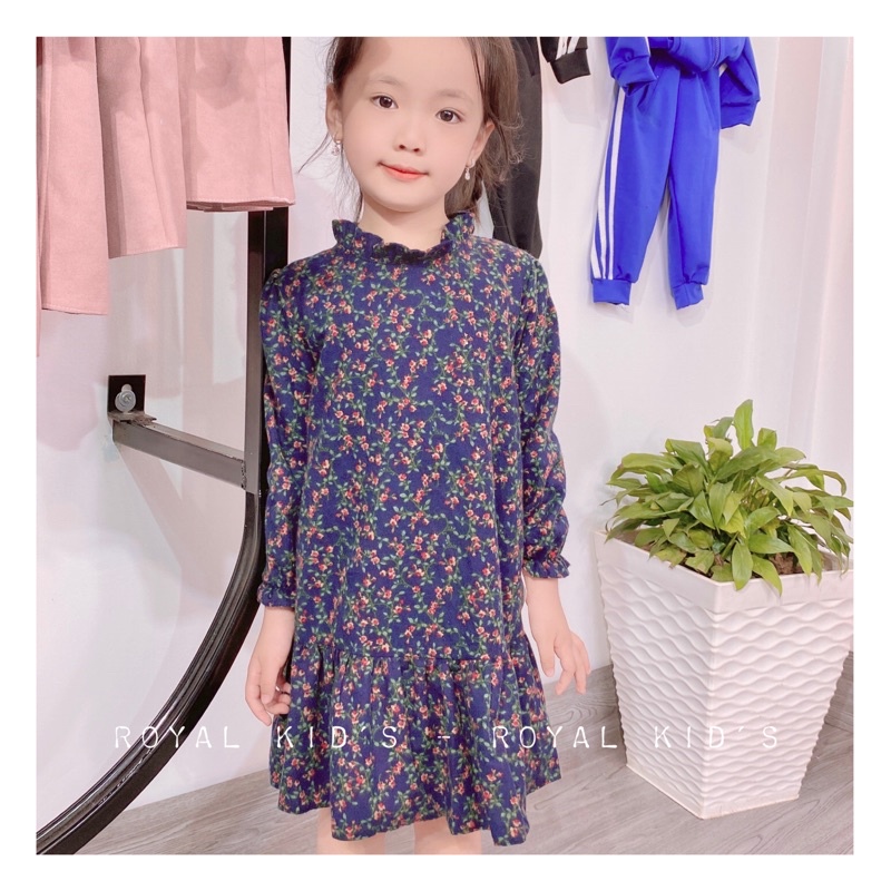 Váy Xuông Bé Gái 𝑭𝒓𝒆𝒆𝑺𝒉𝒊𝒑 Đầm Thu Đông Cà Bông- Thời Trang Trẻ Em Hàng Thiết Kế Cao Cấp Từ 1 Tuổi Đến 8 Tuổi
