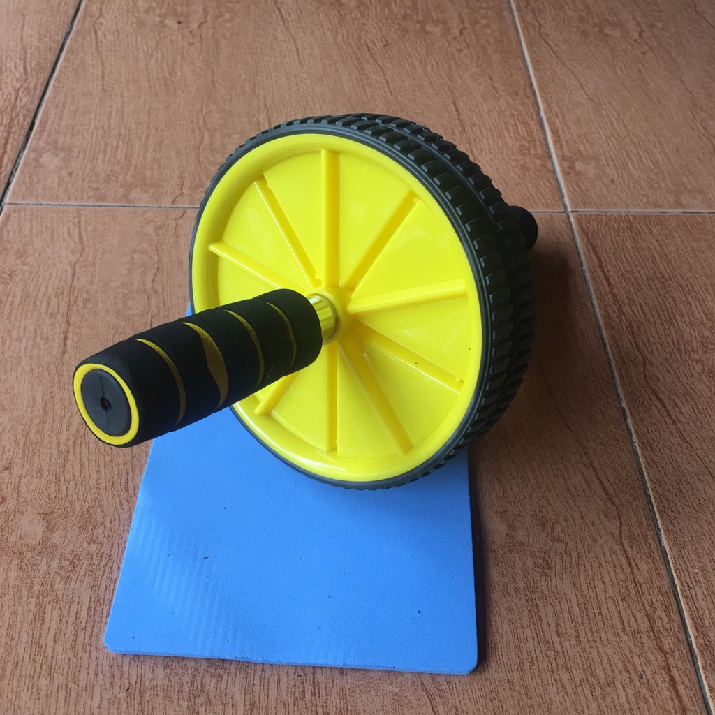 Sản phẩm con lăn tập bụng AB Wheel tặng kèm thảm quỳ gối