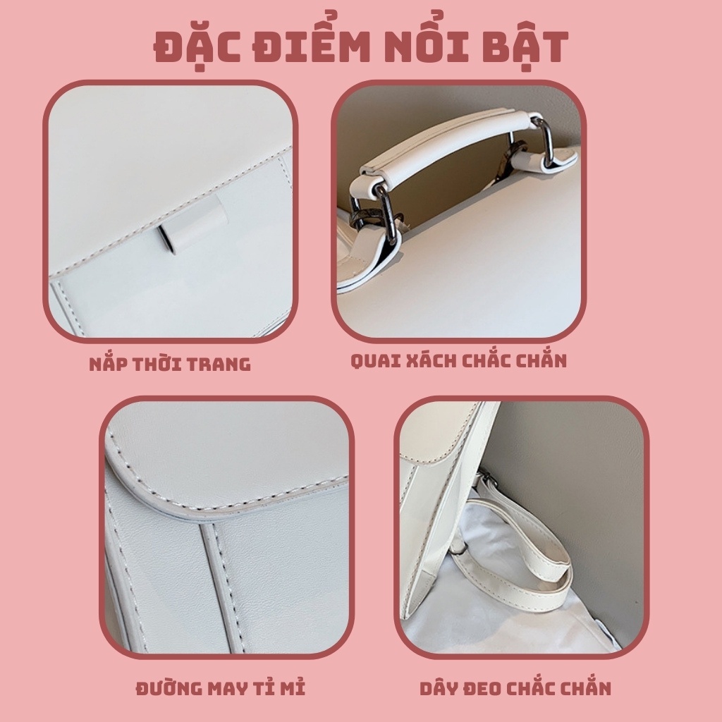 Balo da nữ đẹp mini giá rẻ thời trang cao cấp phù hợp đi làm đi chơi Duyên Balo MS24