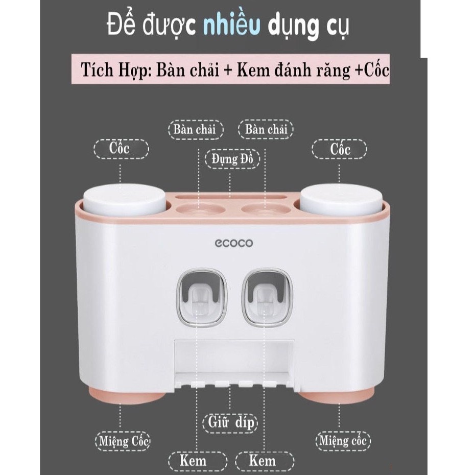HỘP NHẢ KEM ĐÁNH RĂNG TỰ ĐỘNG ECOCO