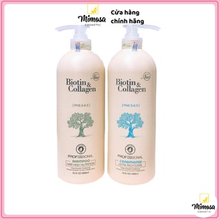 🌺 FreeShip 🌺Cặp Dầu Gội Xả Biotin Collagen Trắng | Giảm Rụng Tóc,Phục Hồi Tóc Khô Xơ, Hư Tổn 🌺Hàng Chính Hãng🌺