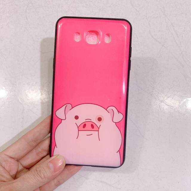 Ốp lưng sam sung J7 2016, J710 Heo hồng