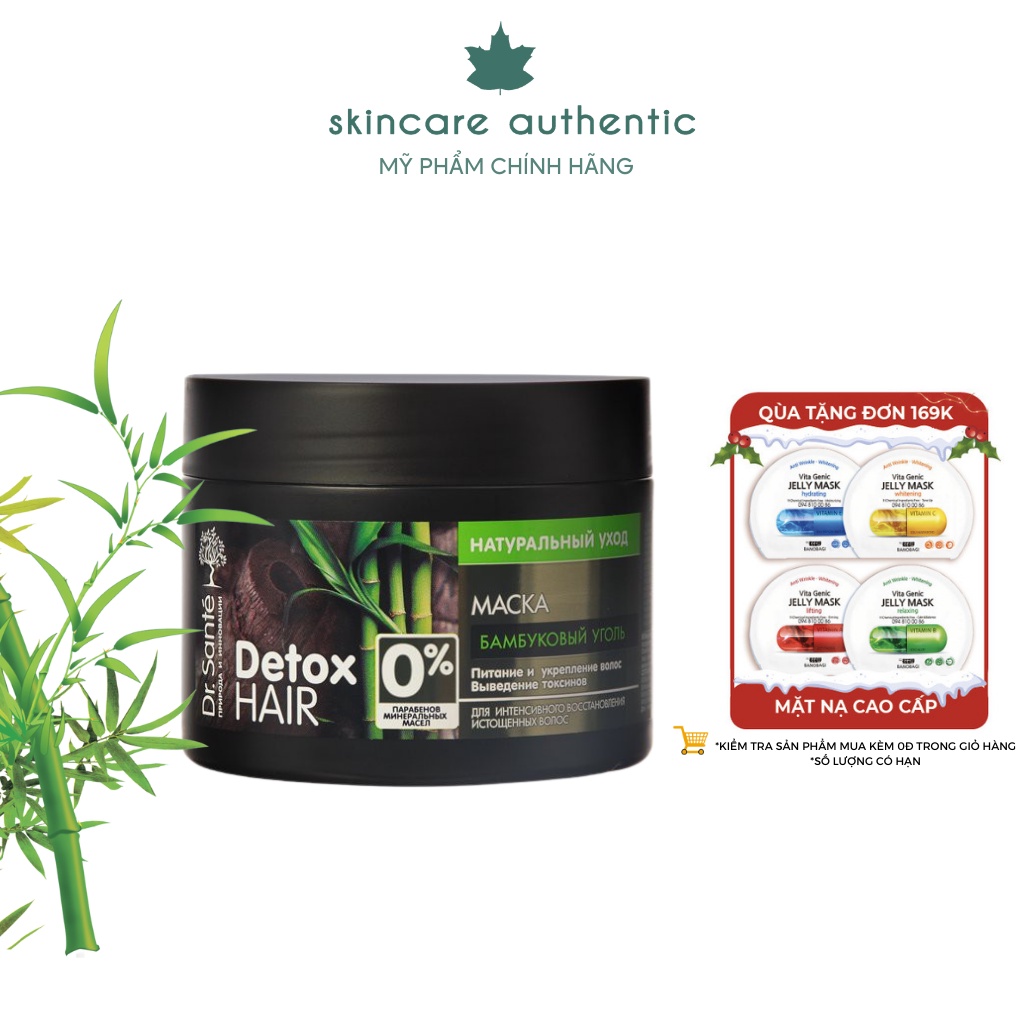 Ủ Tóc Dr.Sante Detox Than Tre Hoạt Tính 300ml