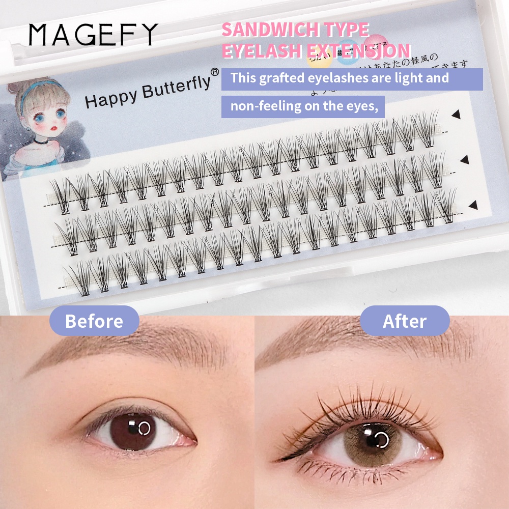 Hộp lông mi giả MAGEFY chuyên dụng 10mm