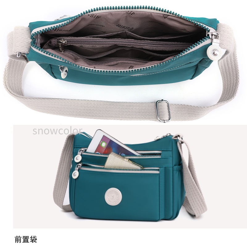 Túi Đeo Chéo Canvas Chống Thấm Nước Phong Cách Hàn Quốc Beg Silang Perempuan Wanita Murah Cantik Cho Nữ