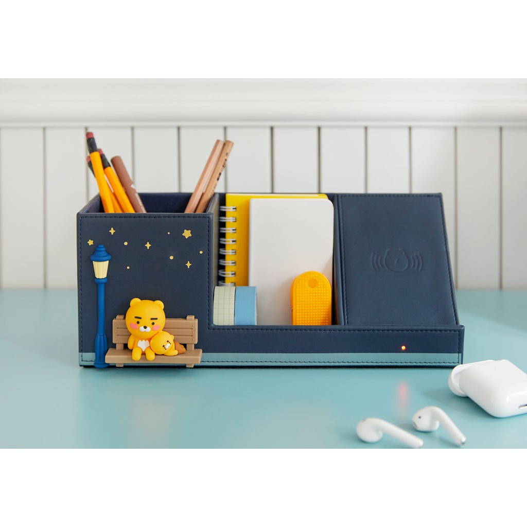 Quick Wireless Charging Desk Organizer-Ryan | Kệ để đồ kèm sạc không dây nhanh-Ryan