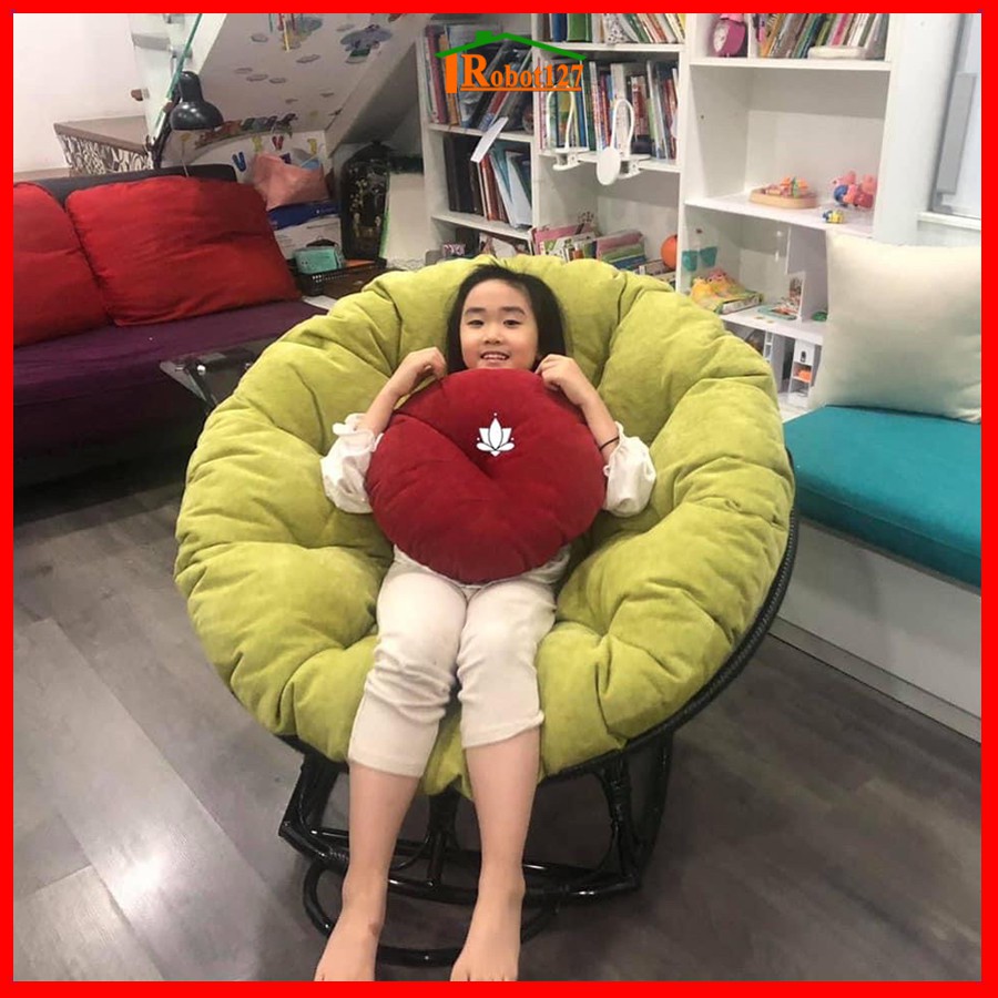 Ghế Papasan Bập Bênh Thư Giãn Phong Cách Bắc Âu
