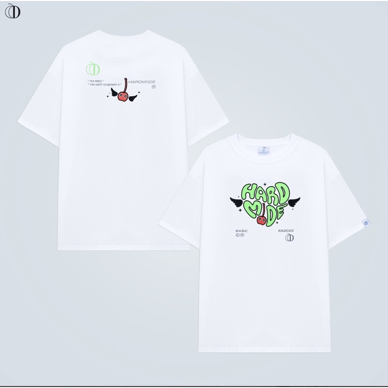 Áo thun nam nữ, Unisex tay lỡ local brand hardmode FLYING HEART  tee