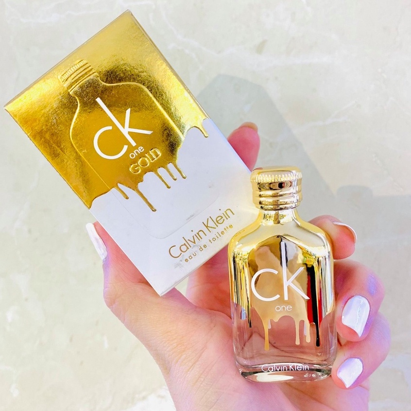 Nước hoa unisex chính hãng Calvin Klein CK One Gold EDT 10ml