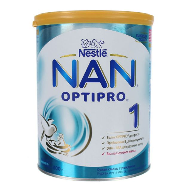 Sữa bột Nan Nestle 800g số 1 - sữa Nan Nga mẫu mới