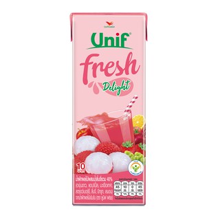 Nước ép vải và trái cây hỗn hợp Unif 180ml