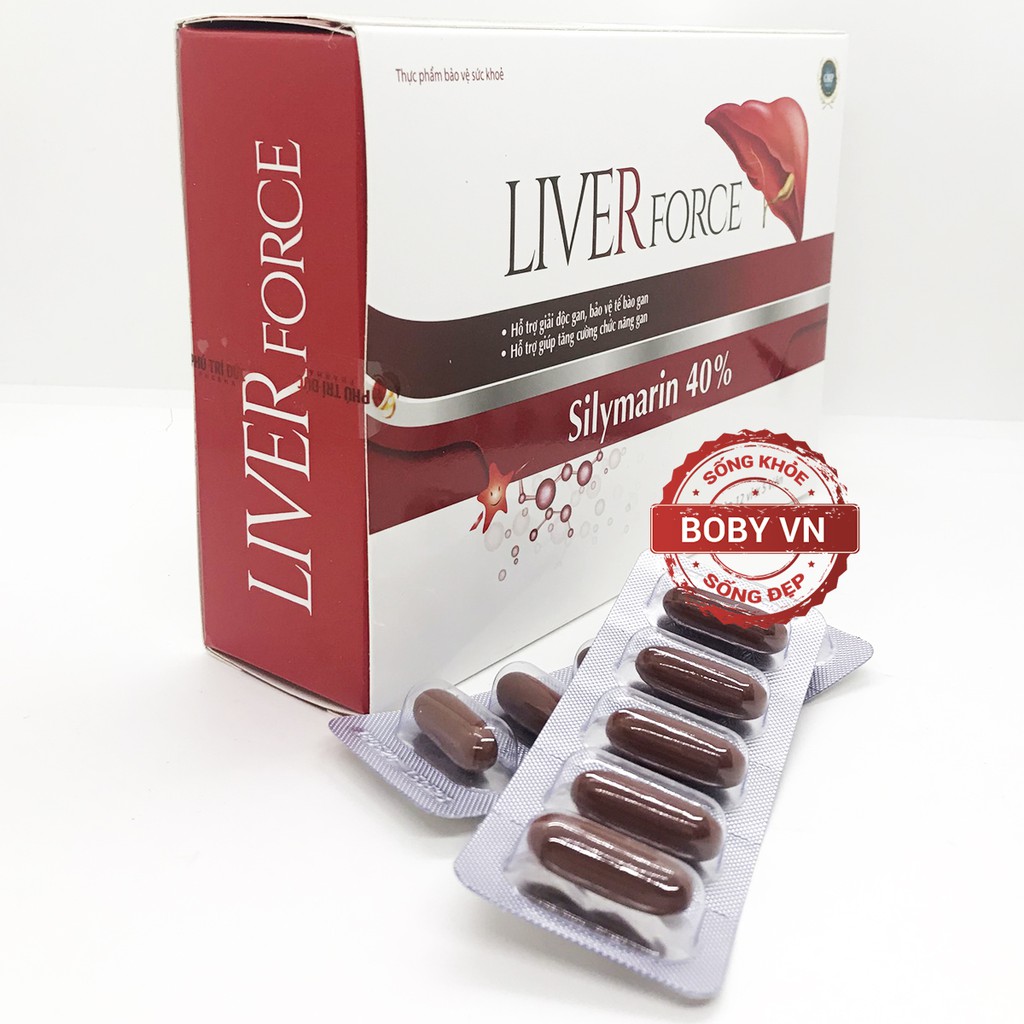Liver force tăng cường chức năng gan (Hộp 12 vỉ x 5 viên)