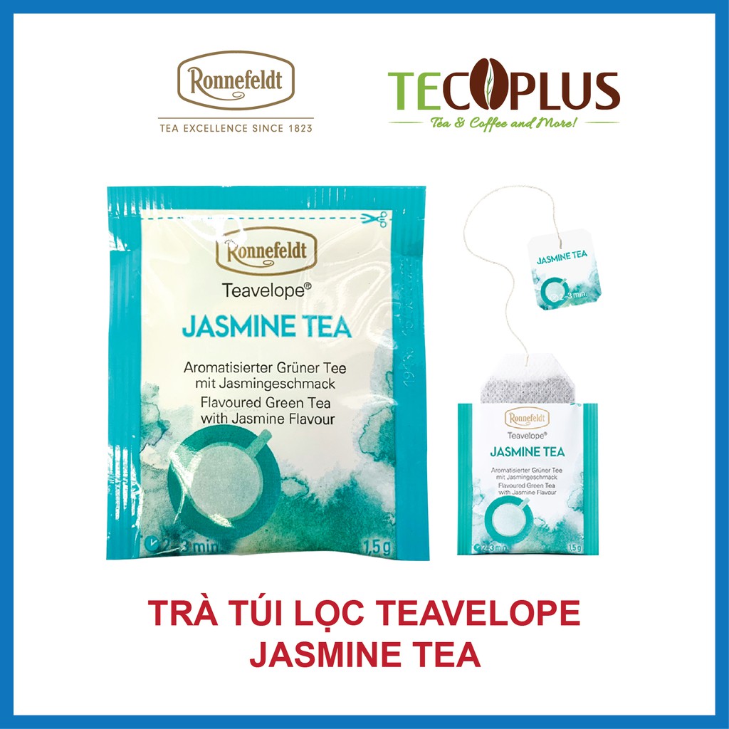 [HÀNG CHÍNH HÃNG] Trà Túi Lọc Ronnefeldt tea-Teavelope Jasmine 1 túi 1.5g