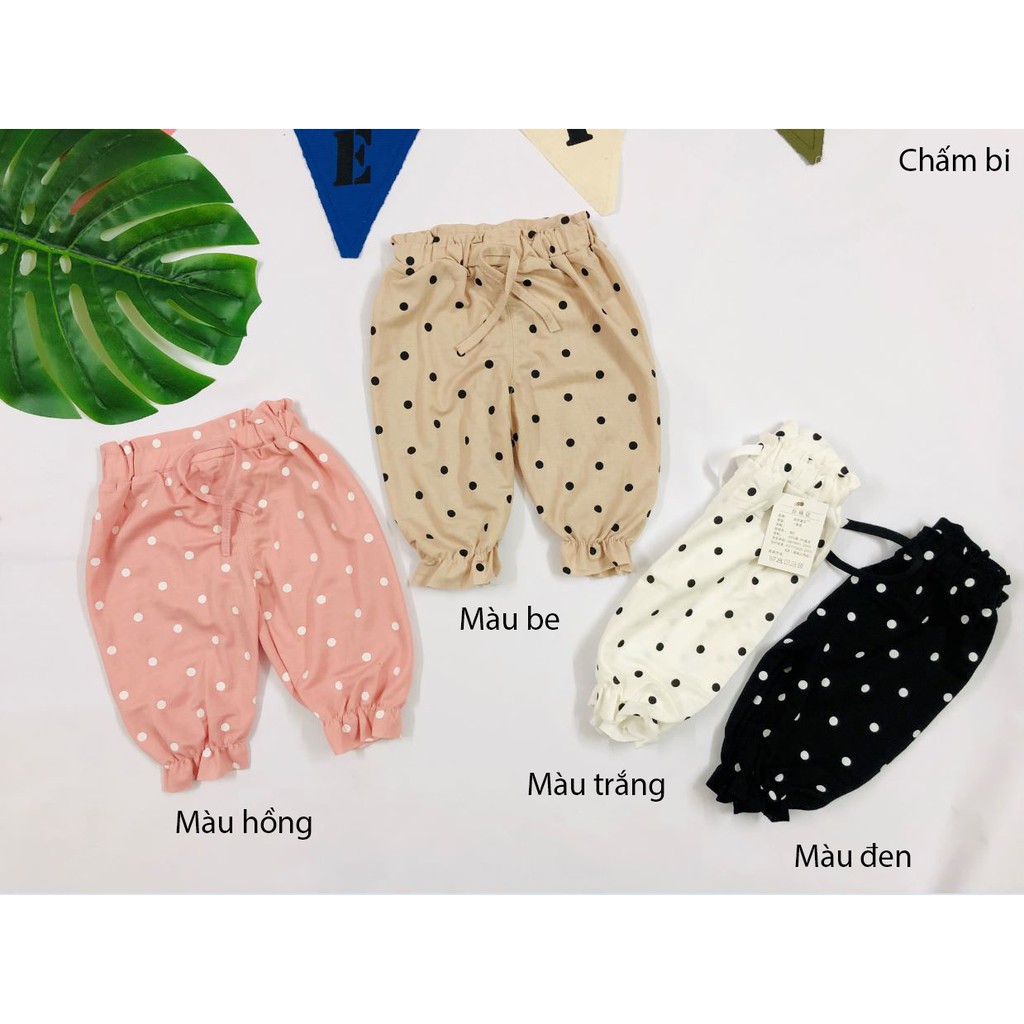 Quần lửng in hình cho bé gái (từ 1 - 8 tuổi) VEMZKIDS