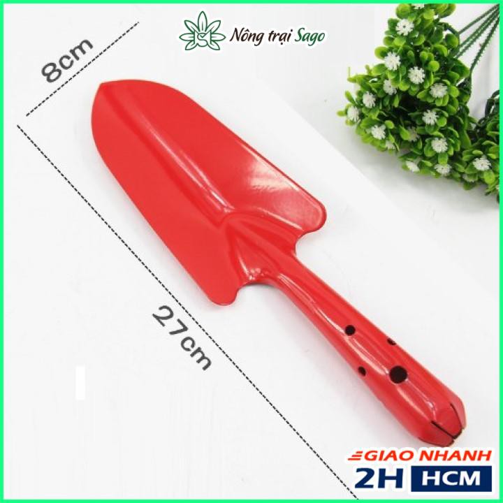 Xẻng Làm Vườn Mini Nhiều Màu, Sơn Tĩnh Điện, Độ Bền Cao (giao màu ngẫu nhiên) - Nông Trại Sago