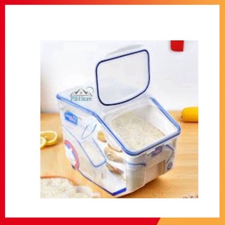 Thùng đựng gạo cao cấp Lock&Lock 10kg có bánh xe và cốc lấy gạo, siêu bền, tiện lợi