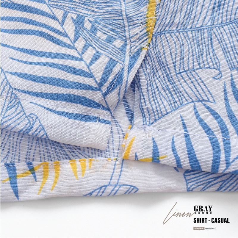 ÁO SƠ MI HOA LÁ, SƠ MI NHÓM ĐI BIỂN, SƠ MI ĐI BIỂN, SƠ MI NHÓM LỚP, SƠ MI HAWAII,ĐỒ ĐI BIỂN CỰC ĐẸP Grayhomme TB121