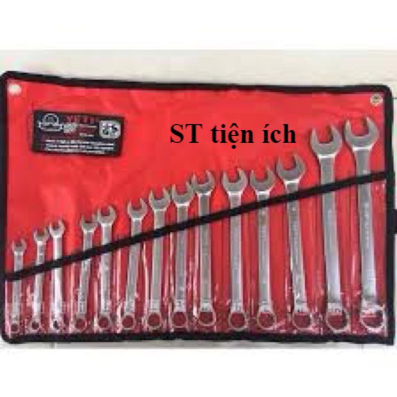 Bộ cờ lê vòng miệng yeti 14 cây tiêu chuẩn usa 8-24mm