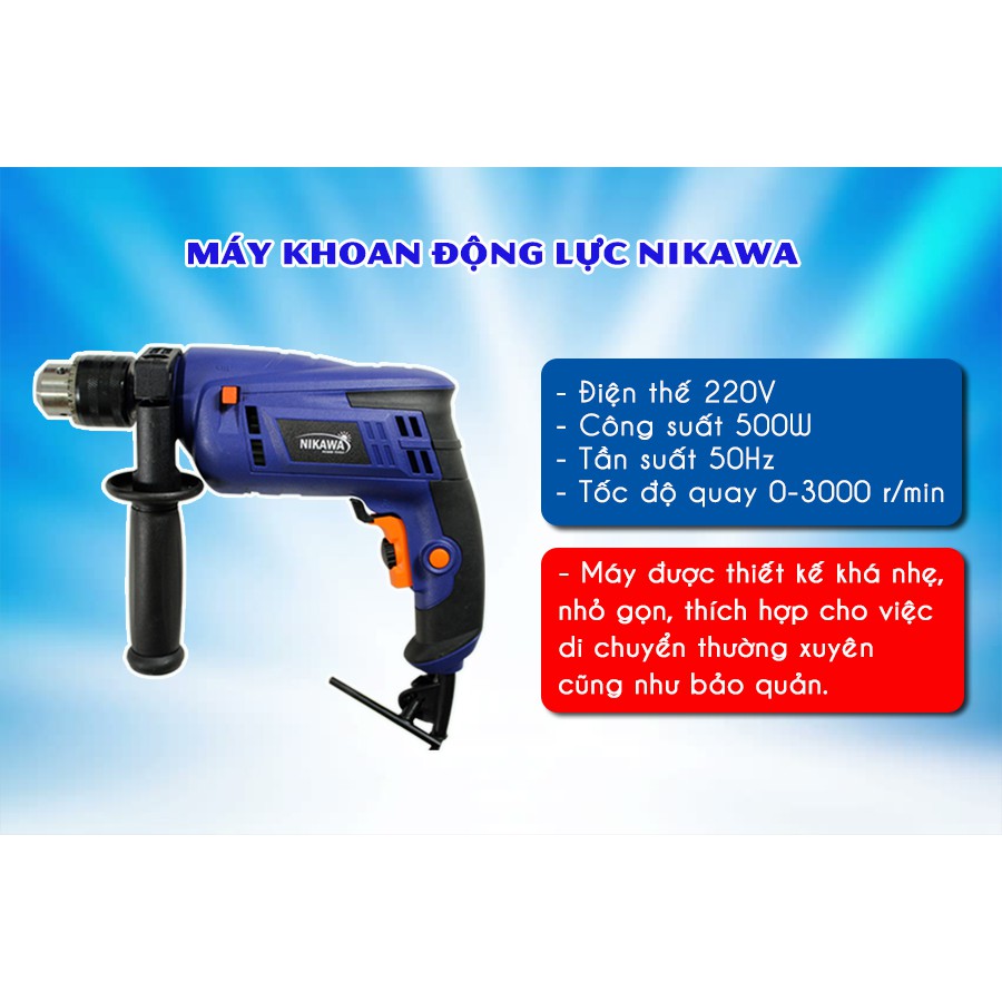 Bộ dụng cụ đa năng có khoan Nikawa ID85