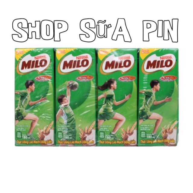 Sữa milo 1 thùng 48h 180ml