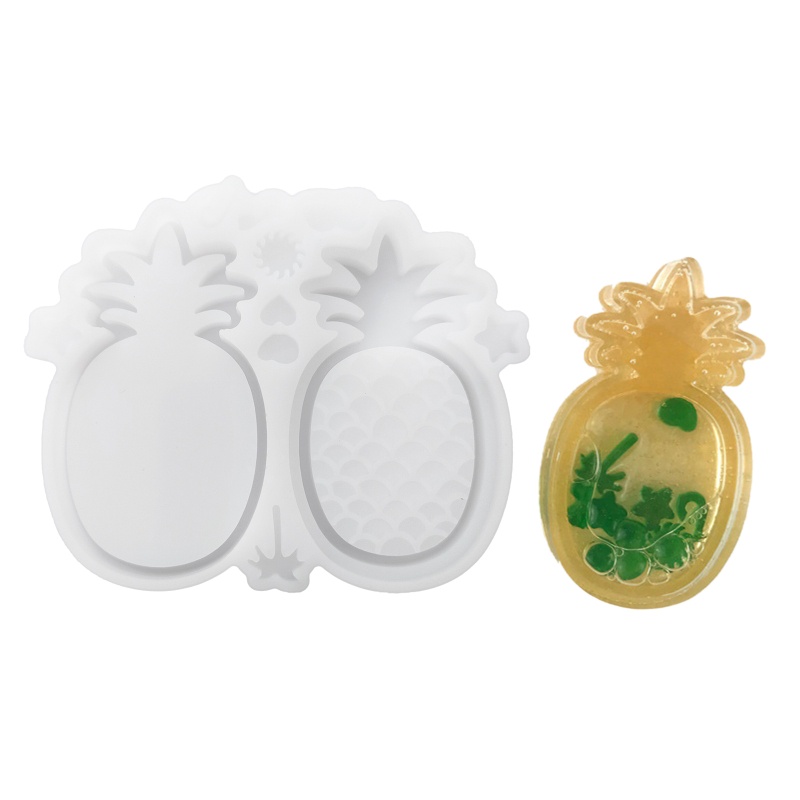 Sa Khuôn Silicone Làm Đồ Trang Trí Hình Quả Dứa Diy