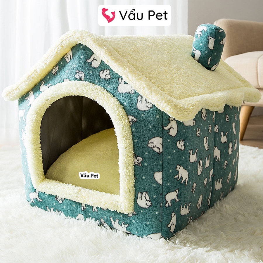 Nhà đệm cho chó mèo êm ái - Nệm cho chó mèo thú cưng Vẩu Pet Shop