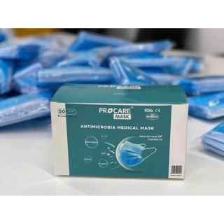 Hộp Khẩu Trang Y Tế 4 Lớp,Hộp 50 Chiếc Tác Dụng Kháng Khuẩn,Lọc Khói Bụi Độc Hại..[HÀNG CÓ SẴN]